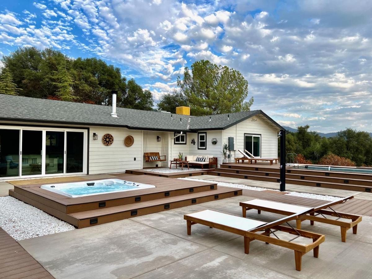 Boho Chic Oasis By Casa Oso With Pool, Spa And Views Ahwahnee Bagian luar foto
