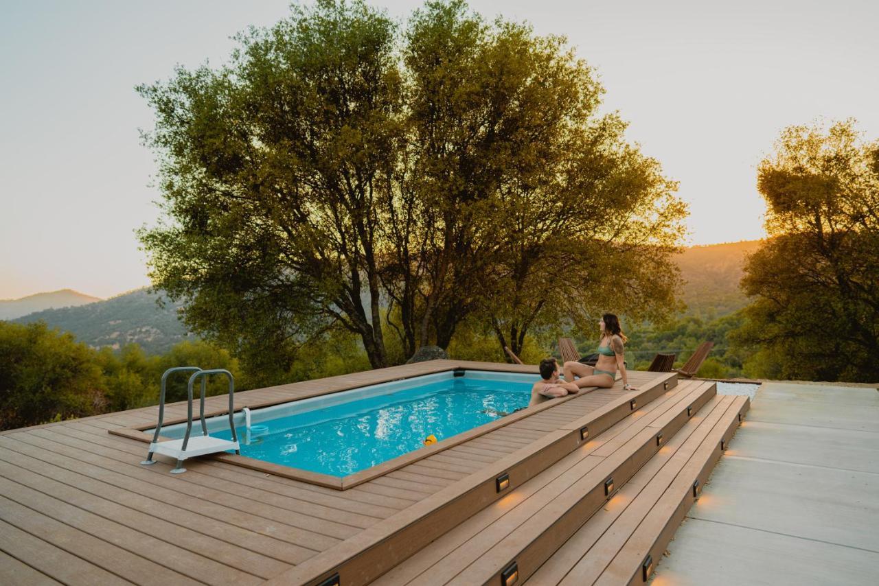 Boho Chic Oasis By Casa Oso With Pool, Spa And Views Ahwahnee Bagian luar foto