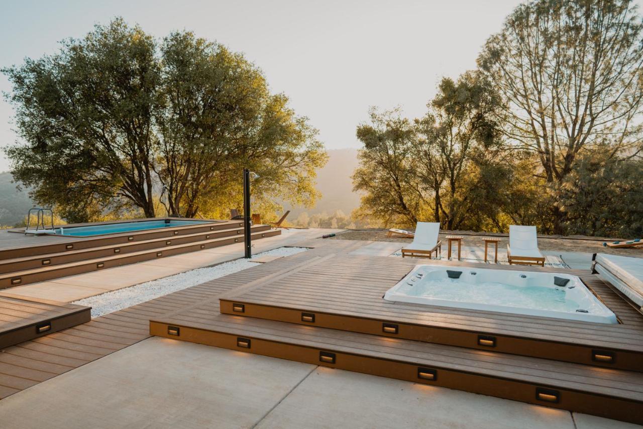 Boho Chic Oasis By Casa Oso With Pool, Spa And Views Ahwahnee Bagian luar foto