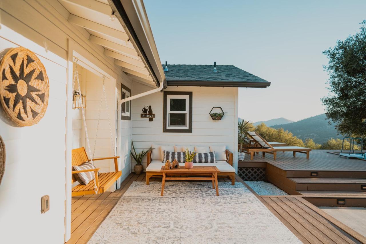 Boho Chic Oasis By Casa Oso With Pool, Spa And Views Ahwahnee Bagian luar foto