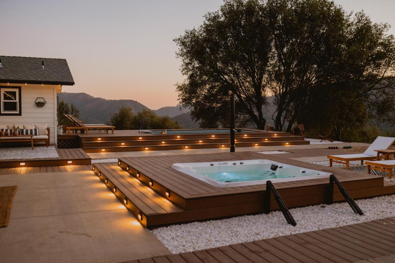 Boho Chic Oasis By Casa Oso With Pool, Spa And Views Ahwahnee Bagian luar foto